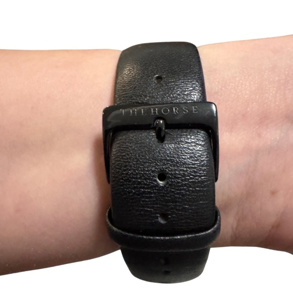 The Horse Leather Bracelet Marble Face Watch - Picture 2 of 5